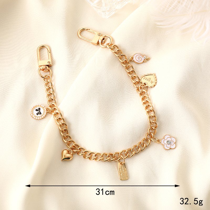 Xiaoxiangfeng New Chain Hand Mobile Phone Case Keychain Lanyard Wrist Bag with Hanging Chain Prevent Loss Strap