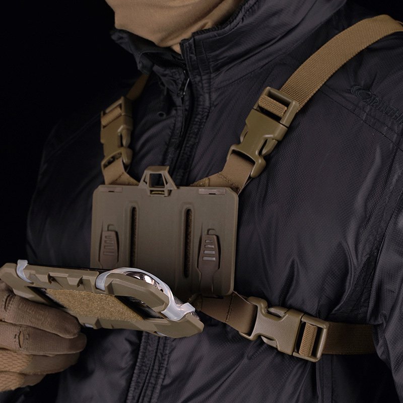 SIVI Folding Navigation Mount Tactical Mobile Phone Navigation Mount Fixing Strap For Outdoor Running Hiking Camping