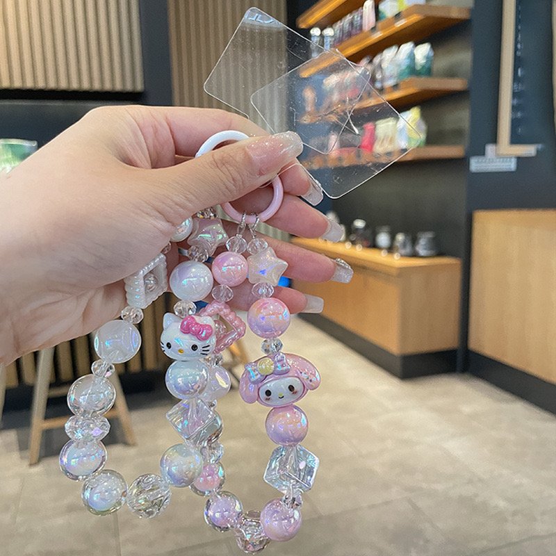 New Creative Cute Cartoon Mobile Phone Chain Acrylic Beads Mobile Phone Chain Trend Mobile Phone Chain Wholesale