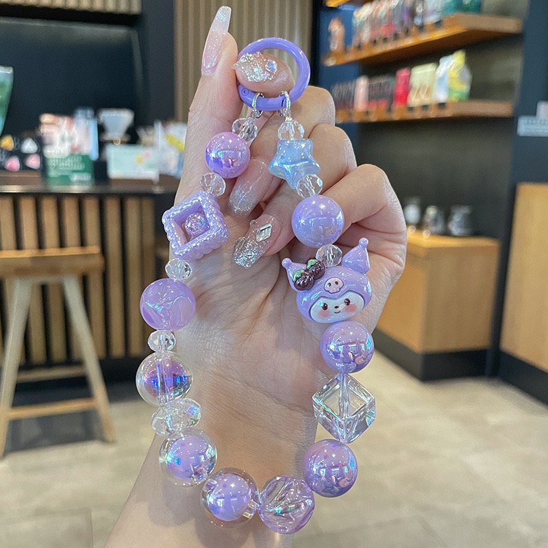 New Creative Cute Cartoon Mobile Phone Chain Acrylic Beads Mobile Phone Chain Trend Mobile Phone Chain Wholesale