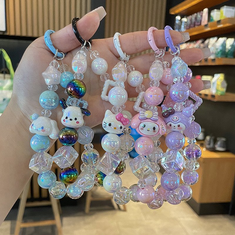 New Creative Cute Cartoon Mobile Phone Chain Acrylic Beads Mobile Phone Chain Trend Mobile Phone Chain Wholesale