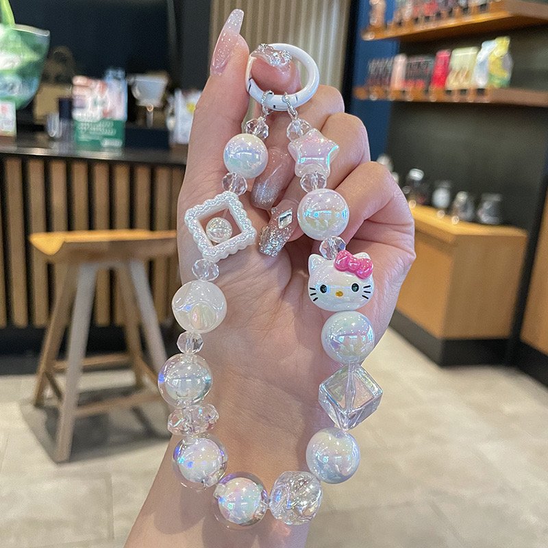 New Creative Cute Cartoon Mobile Phone Chain Acrylic Beads Mobile Phone Chain Trend Mobile Phone Chain Wholesale