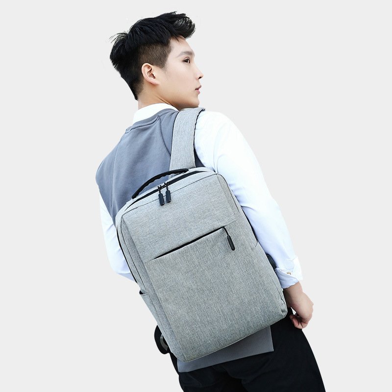 New Fashion Cheaper Price Unisex High School Student Schoolbag With USB Business Computer Laptop Lightweight Backpack