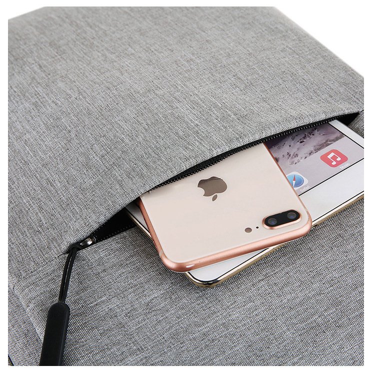 New Fashion Cheaper Price Unisex High School Student Schoolbag With USB Business Computer Laptop Lightweight Backpack