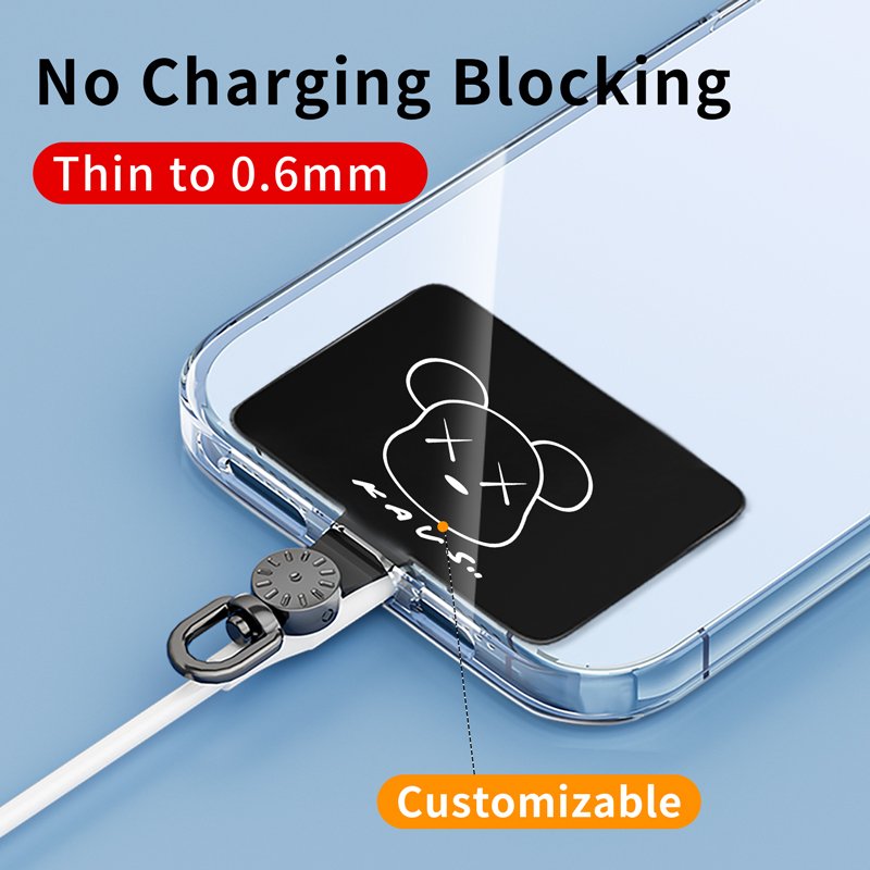 Mobile Phone Lanyard Patch Strap Clip Rotatable Charm Tether Tab Transparent TPU Cell Smartphone Accessories Chain Case