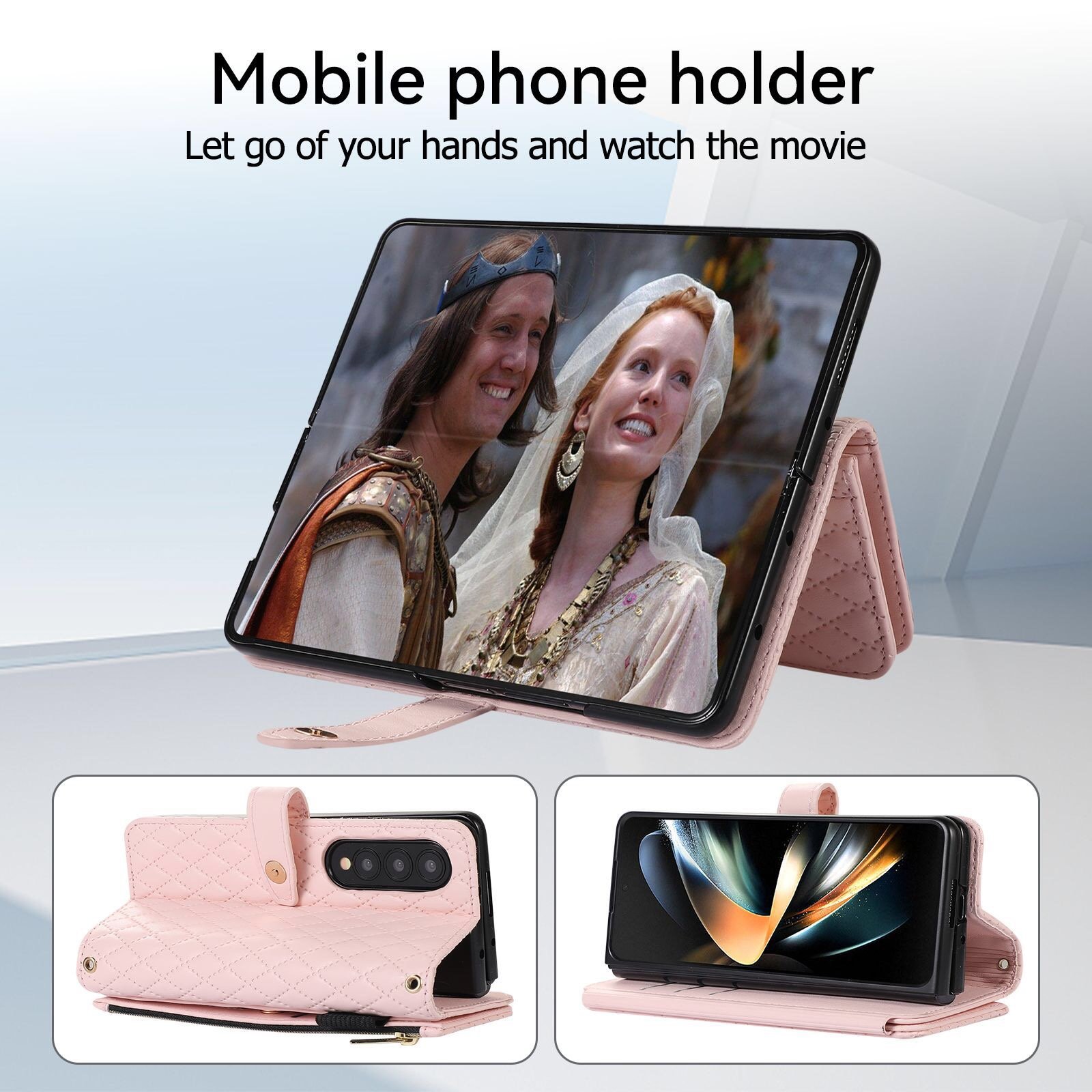 Mobile Phone Shell Folding Leather Phone Case Telephone Accessories Phone Case Cover For Samsung Z fold 5 case