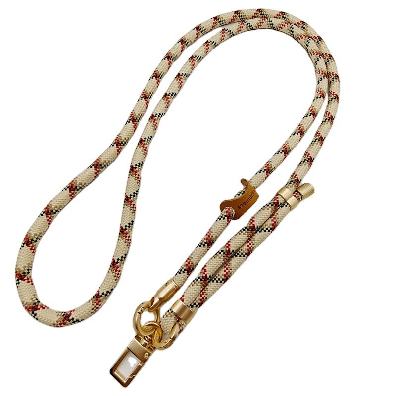 custom anti theft braid cell phone case holder hanging body chest cord chain shoulder strap crossbody lanyard for mobile phones