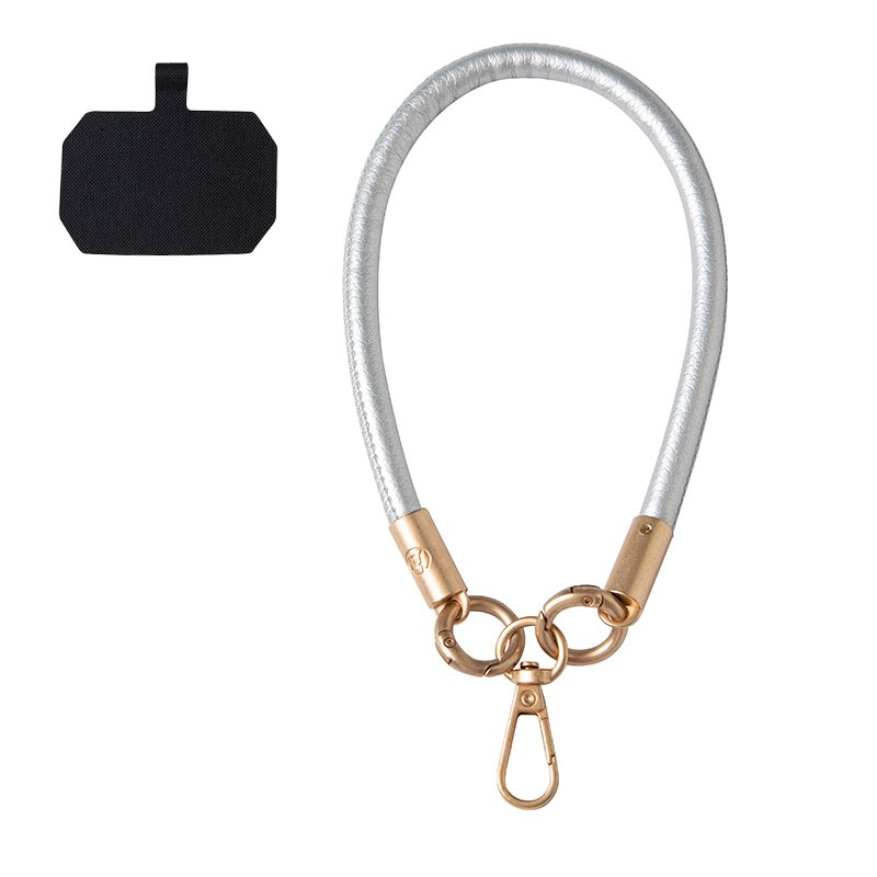 Polyester & Metal Hand Wrist Strap Lanyard Compatible with iPhone Case Phone Charm for Mobile Phone Use