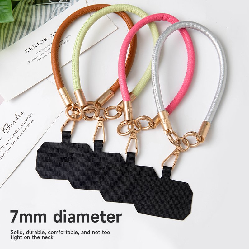 Polyester & Metal Hand Wrist Strap Lanyard Compatible with iPhone Case Phone Charm for Mobile Phone Use