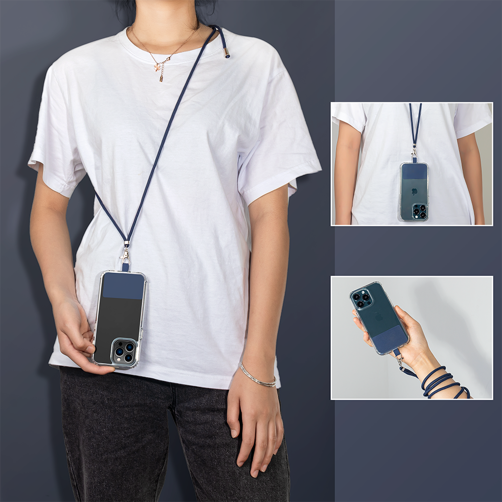 Flannel Dacron Smartphone Cases Accessories Universal Crossbody Necklace Patch Tab Chain Tether Lanyard Cell Mobile Phone Straps