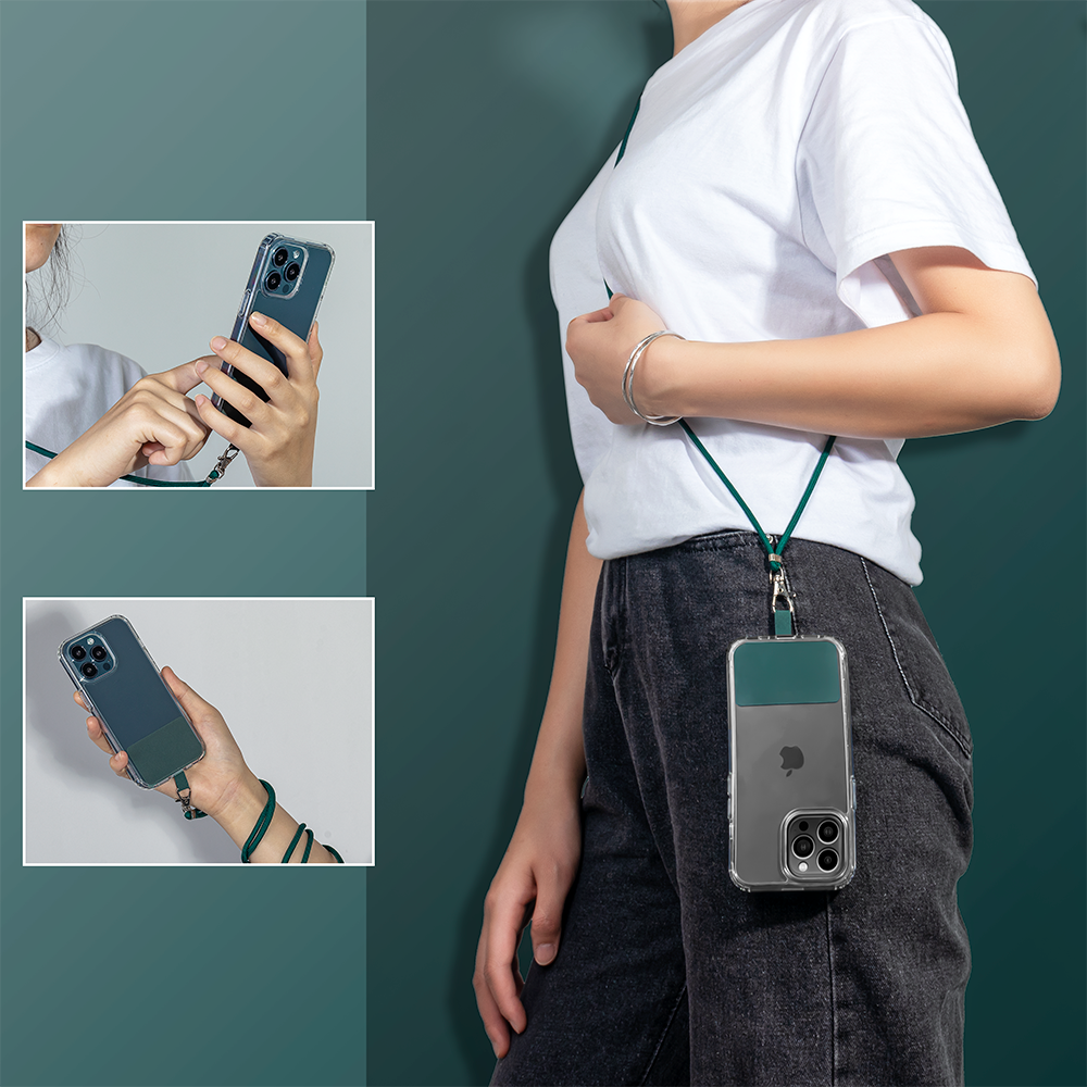 Flannel Dacron Smartphone Cases Accessories Universal Crossbody Necklace Patch Tab Chain Tether Lanyard Cell Mobile Phone Straps