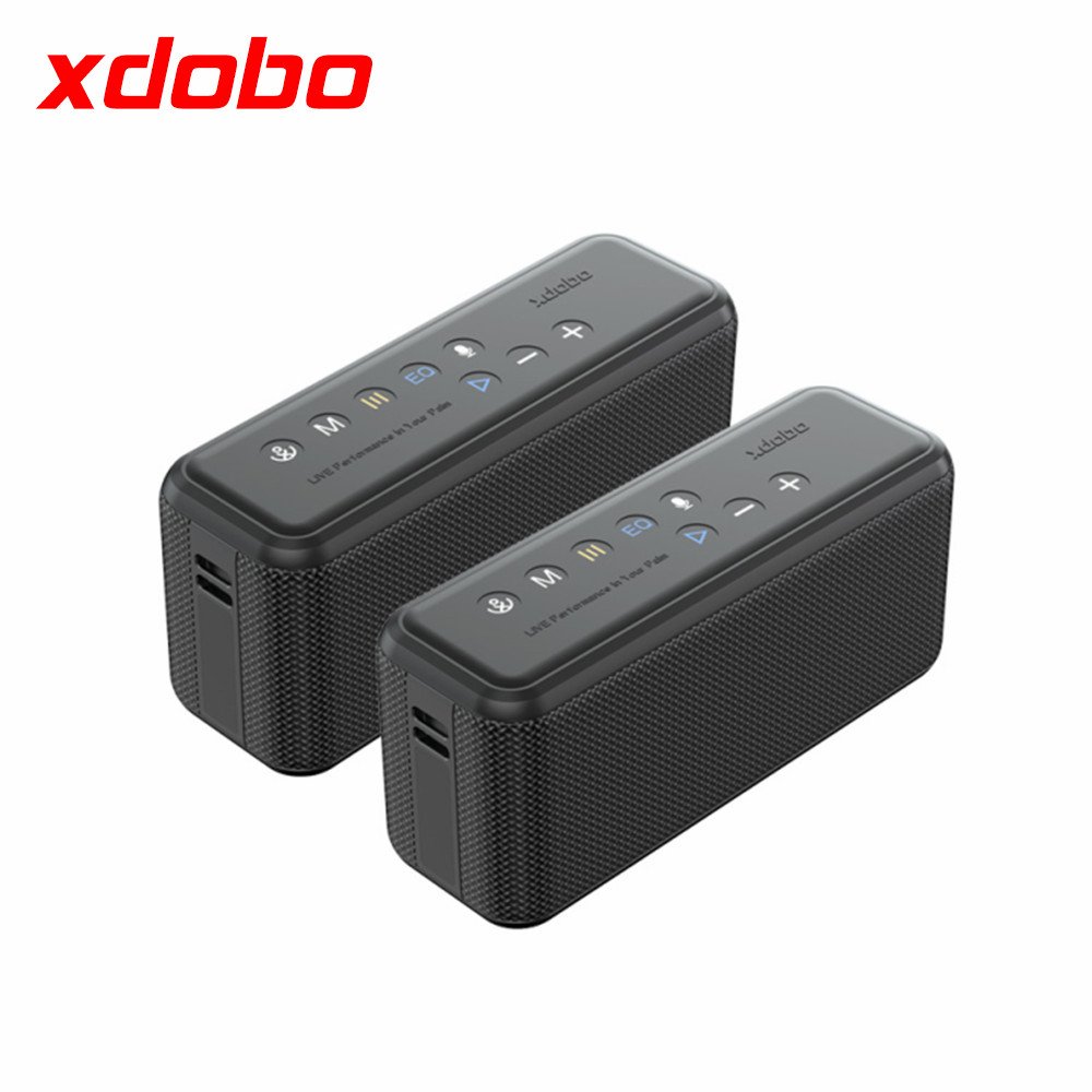 XDOBO Big Power 100W Super Bass BT Hifi Stereo DJ Portable Karaoke Blue tooth Speakers with Shoulder Strap