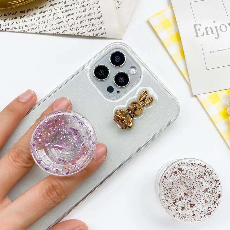 Best seller epoxy resin mobile phone accessories Custom Phone popping Socket UP Grip Holder custom logo Printing Sockets