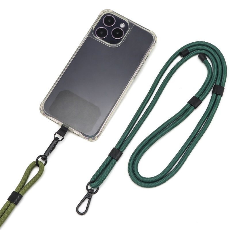 New Mobile Phone Lanyard Rope Hanging Neck Rope Adjustable Diagonal Span Removable Diy Nylon Rope Anti Loss Fixing Gasket