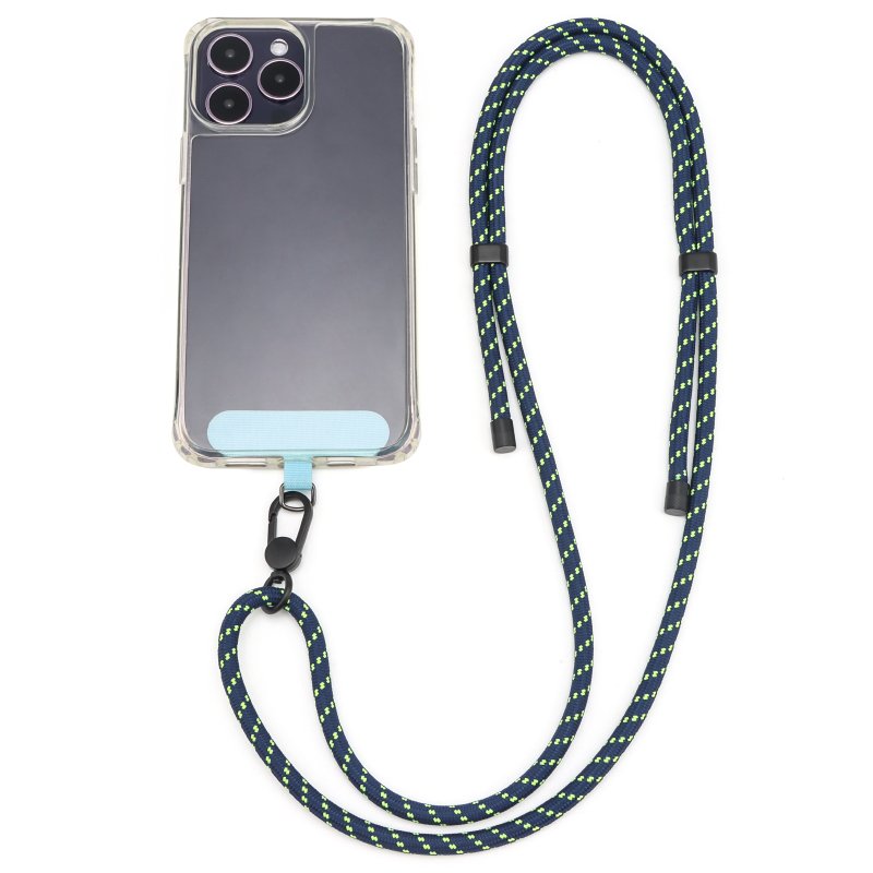 New Mobile Phone Lanyard Rope Hanging Neck Rope Adjustable Diagonal Span Removable Diy Nylon Rope Anti Loss Fixing Gasket