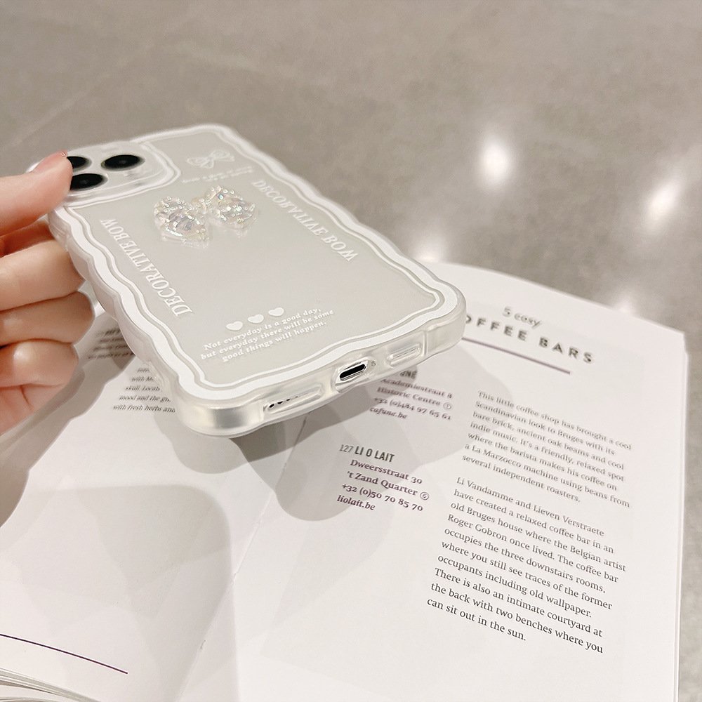 Flower Clear Transparent Mobile Phone Case With Strap Cover For iPhone 15 14 13 11 12 pro Max XS XR 7 8 plus SE Custom Design