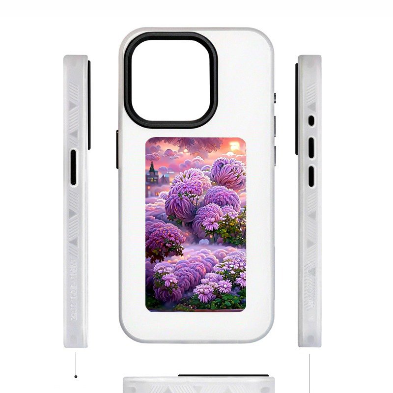 snapframe e-ink phone case11 factory customized eink full colour PC Cover For Phone NFC 13 14 15 Pro Max DIY phone display case