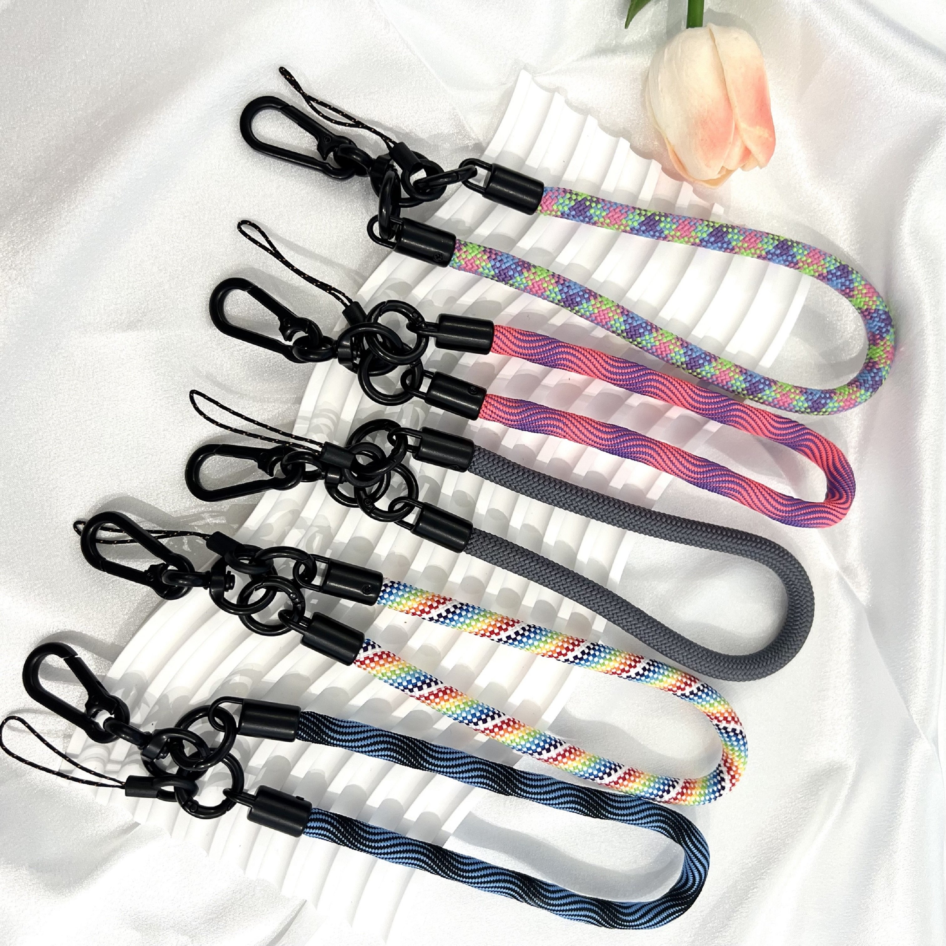 New Color Keychain Lanyard Mobile Phone Tether Wrist Strap Lanyard Anti-loss Wrist Strap
