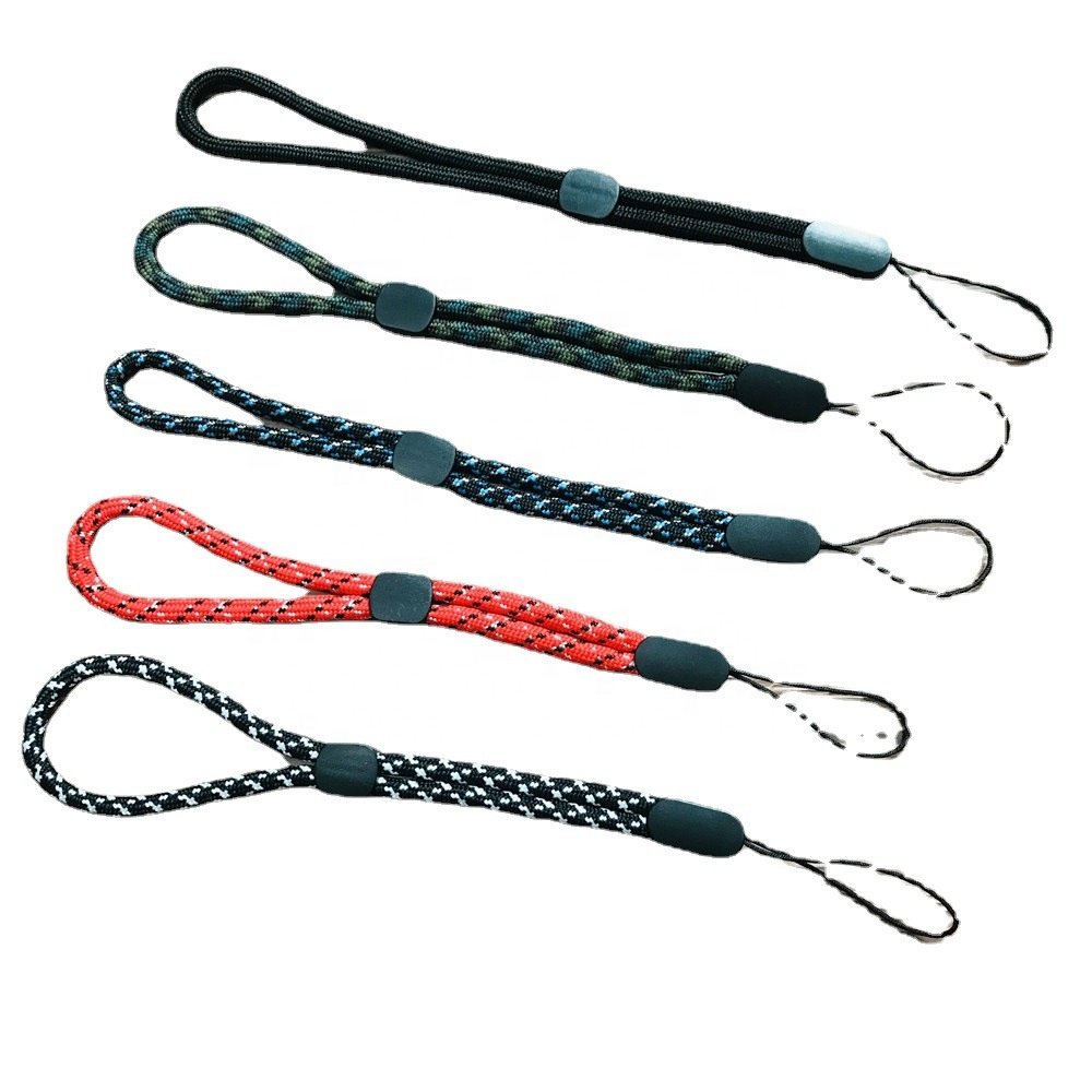 Adjustable Braid Round Mobile Phone Wrist Straps USB Key Camera Short Anti-lost Hand Lanyard