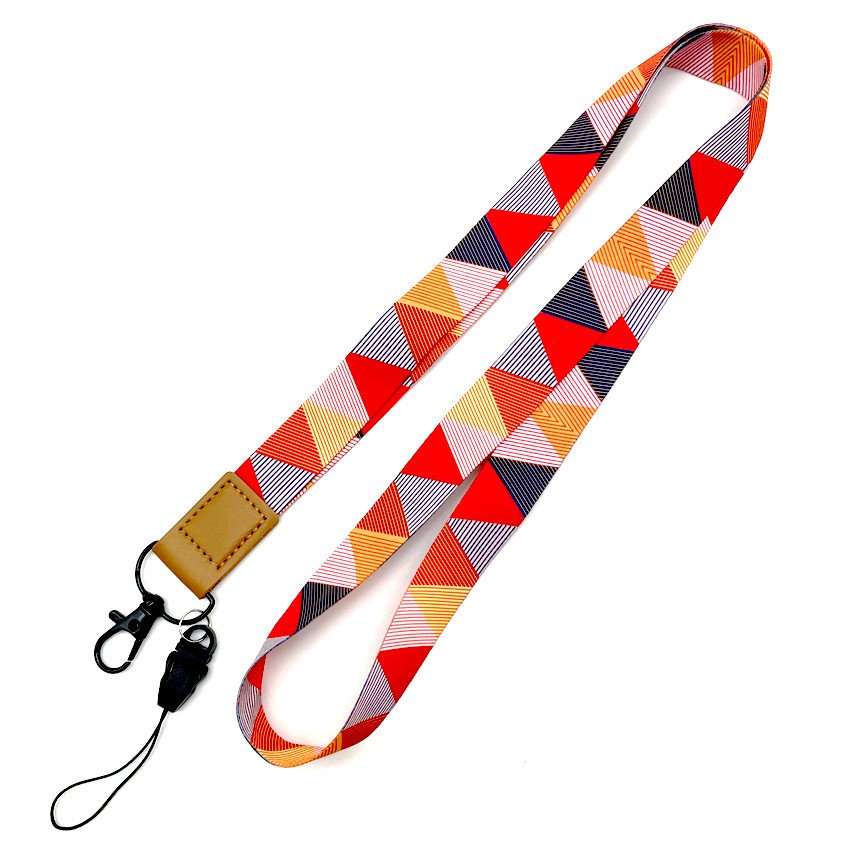 Sublimation Lanyard Keychain Wrist Strap Lanyard Tag Crossbody Mobile Phone Lanyard