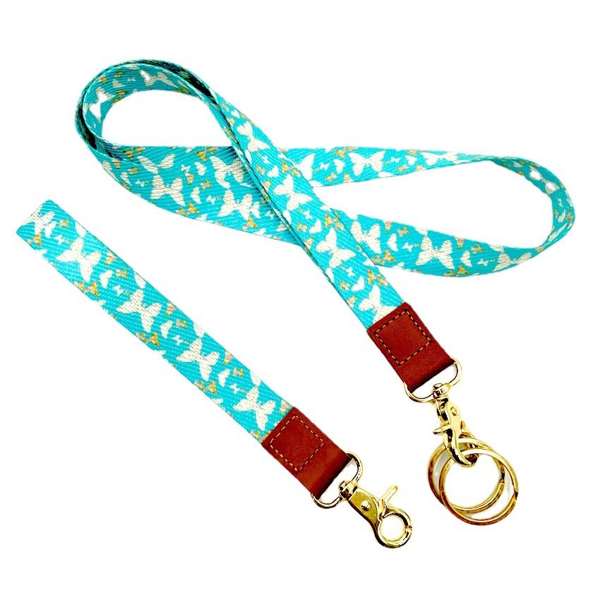 Sublimation Lanyard Keychain Wrist Strap Lanyard Tag Crossbody Mobile Phone Lanyard