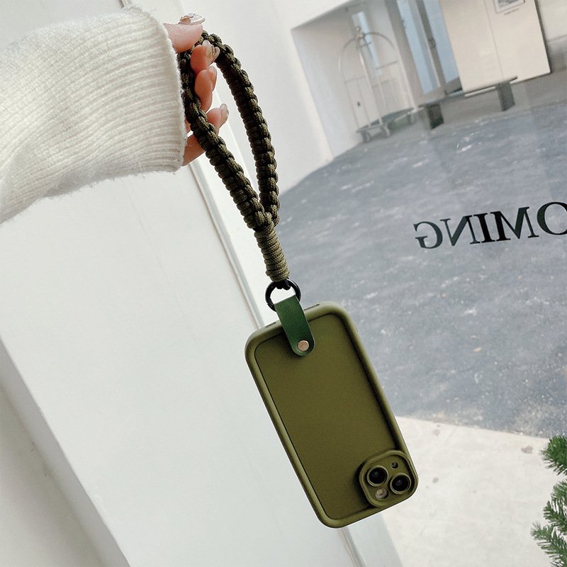 Boho Macrame Wristlet Bracelet Keychain Universal Cell Phone Twist Wrist Strap with Phone Tether Tabs for phone accessories