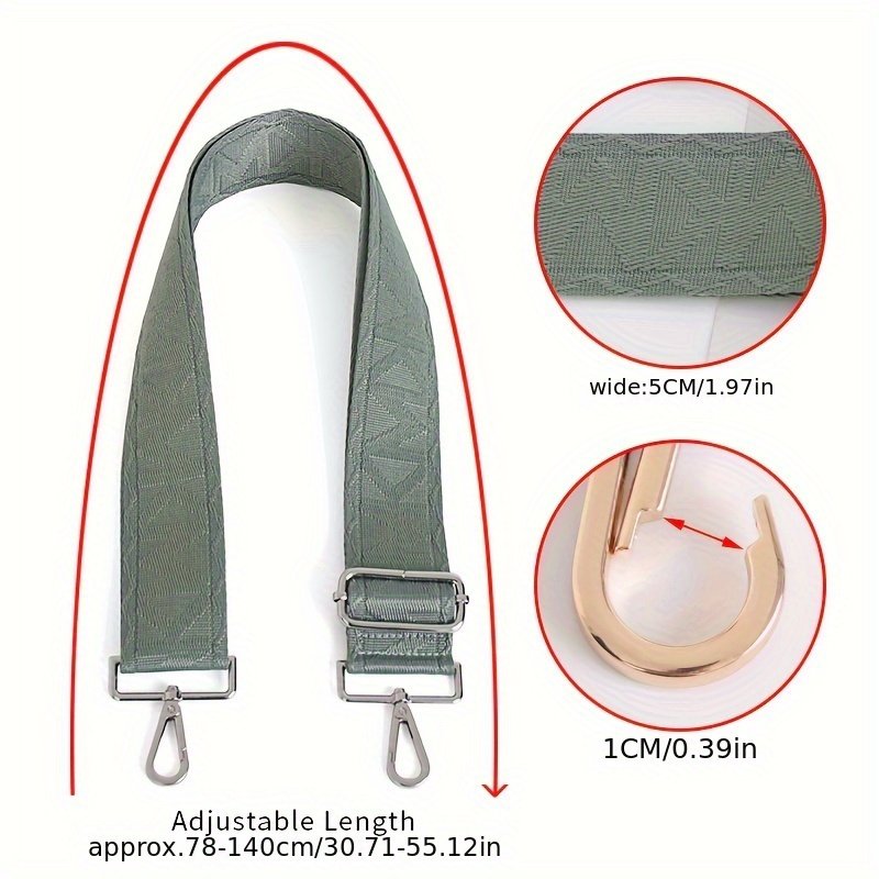 2024 Custom Straps For Bags Design Woven Belt Custom Cross body Bag Accessories Webbing Shoulder Strap adjustable bag strap