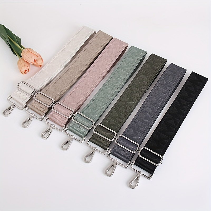 2024 Custom Straps For Bags Design Woven Belt Custom Cross body Bag Accessories Webbing Shoulder Strap adjustable bag strap