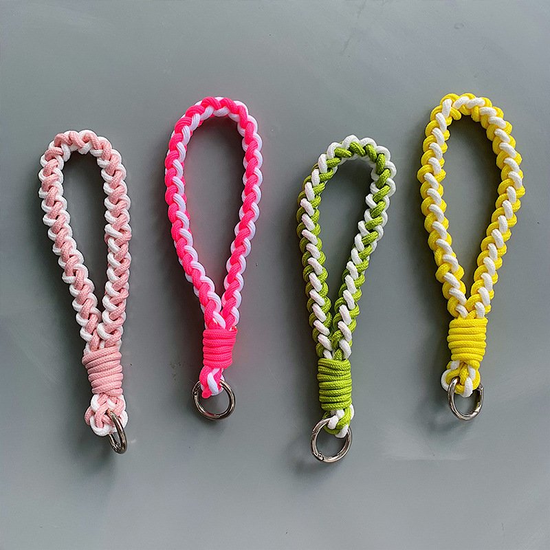 Mobile phone lanyard wrist strap strap short durable mountain camera simple plus thick key anti-loss mobile phone rope