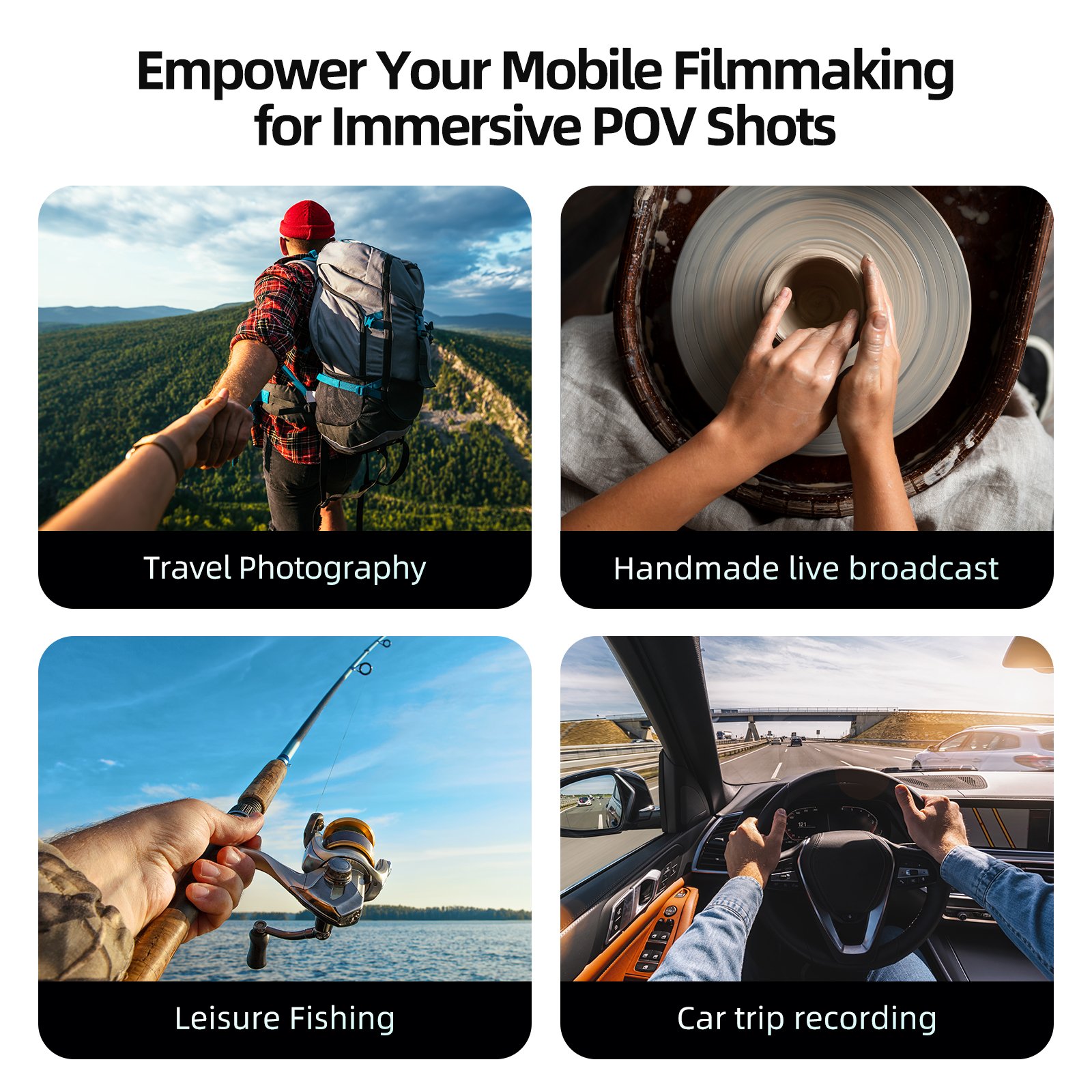Leyi 2024 Neck Mount with Magnetic Ring Phone Holder Quick Release Multi-angle Adjustable Strap Metal Goose Neck Phone Holder