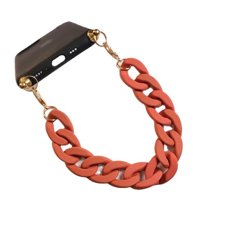 Ins style Candy Color Mixcolor Acrylic Chain Link For DIY Making Key Chain Phone Case Decoration Jewelry Accessories