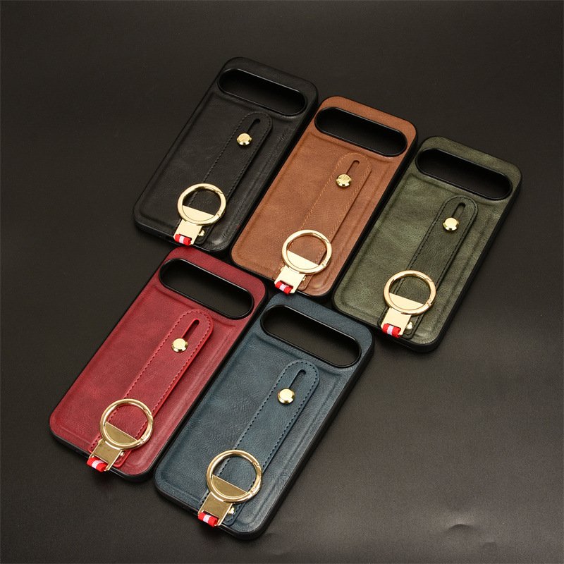 Multi-Function Leather phone case For Google Pixel 9/9 Pro/Pixel9 Pro XL case with card slot Flip phone Case with wrist strap