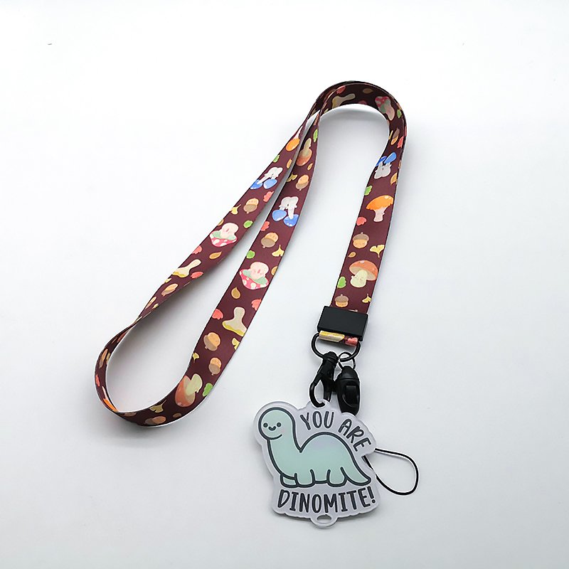 High Quality Nylon Lanyards Strap Customized Printing Logo For Mobile phone and Company Card