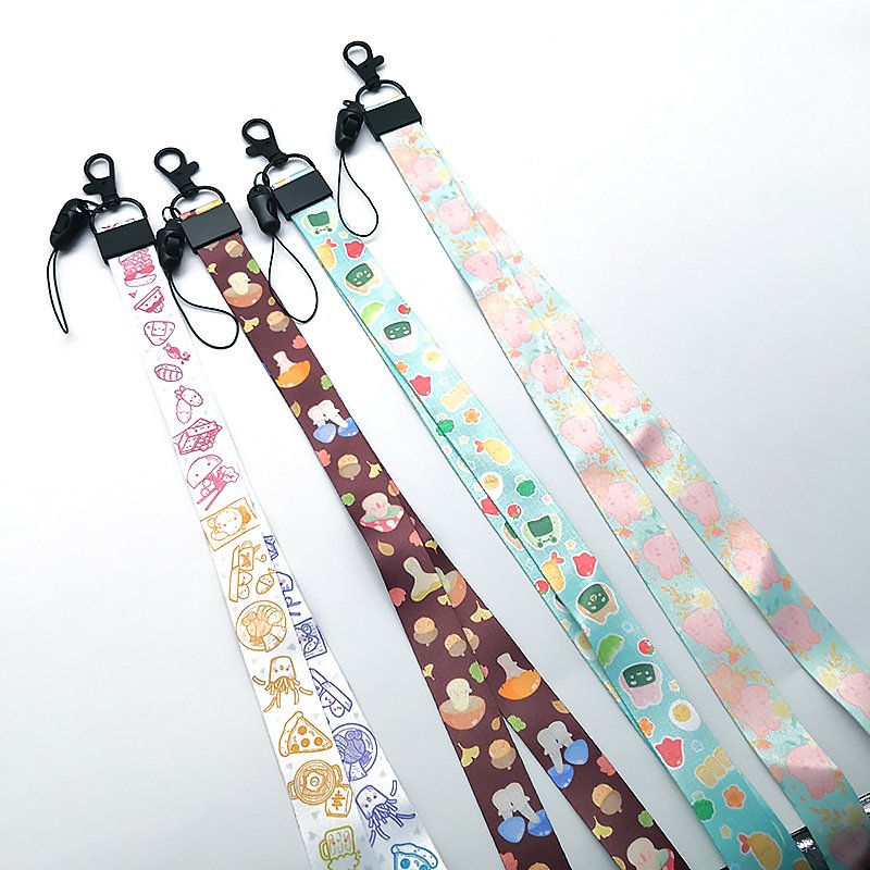 High Quality Nylon Lanyards Strap Customized Printing Logo For Mobile phone and Company Card