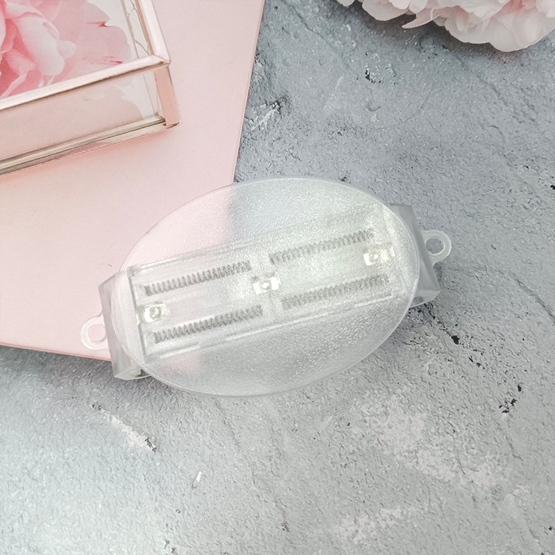 Mobile phone back clip DIY groove material clip transparent material oval back clip mobile phone accessories