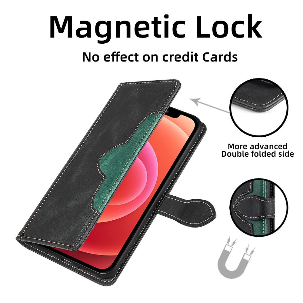 New style Flip Cover PU Magnetic Wallet Card Holder Leather Mobile Phone Case for iPhone 16 14 Plus 15 Pro Max Case