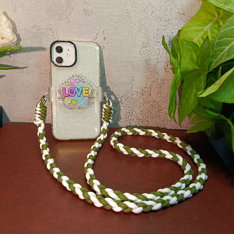 Mobile phone lanyard diagonal strap lanyard polyester sturdy and durable women's lanyard diagonalstrap mobile phone accessories