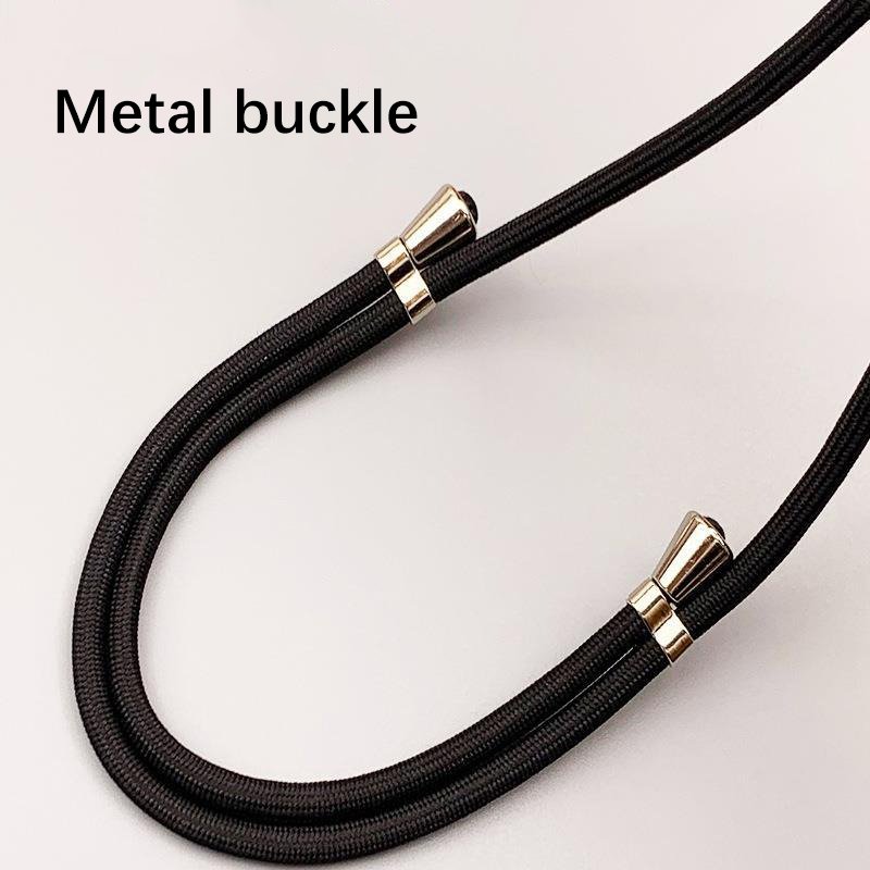 Adjustable Crossbody Mobile Phone Lanyard with Retractable Back, Creative Fashion Chain Key Neck Rope