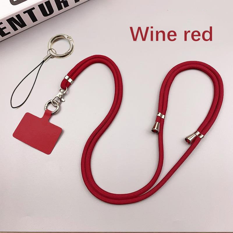 Adjustable Crossbody Mobile Phone Lanyard with Retractable Back, Creative Fashion Chain Key Neck Rope
