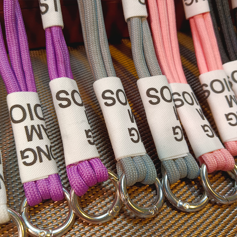 mobile phone lanyard, long and short accessories, shrink phone elastic hanging rope, cute bag hanging rope phone accessories