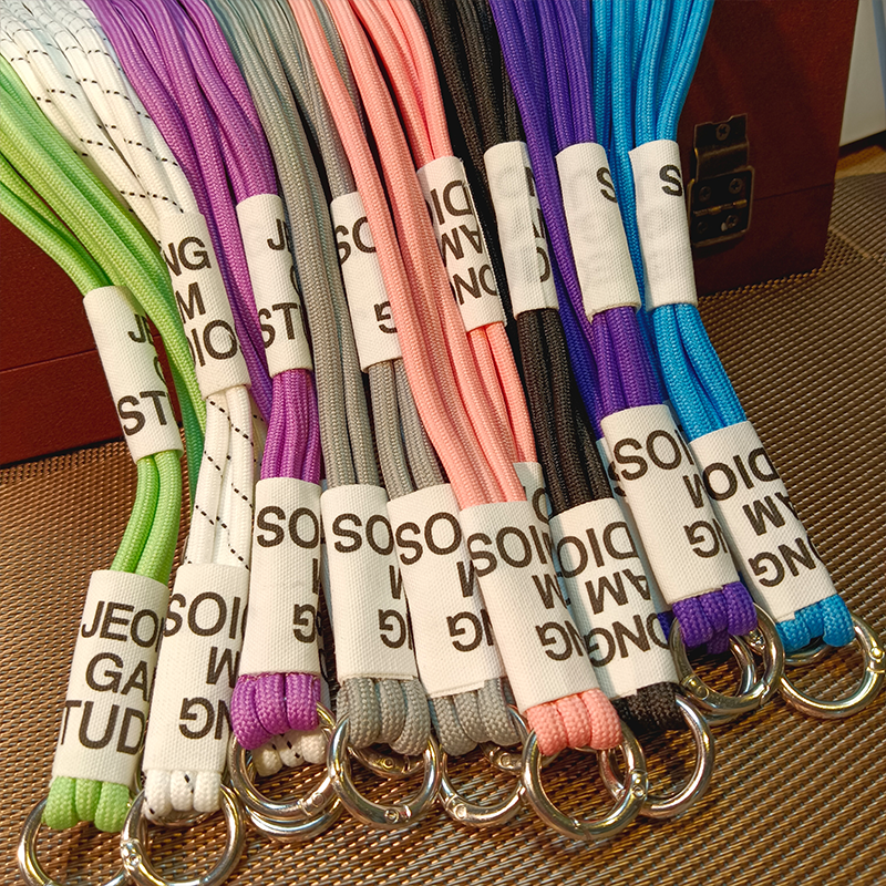 mobile phone lanyard, long and short accessories, shrink phone elastic hanging rope, cute bag hanging rope phone accessories