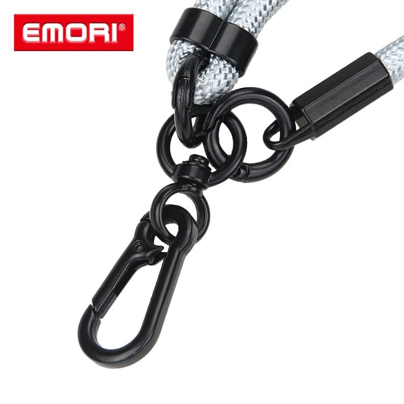 Colorful Nylon Neck Phone Cord Durable Cross Body Phone Lanyard Insert Patch Phone Anti Theft Strap