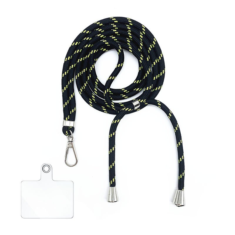 Hot Selling Adjustable Polyester Phone Strap Long Cross body Shoulder Woven Mobile Phone Lanyard Car Key Rings Rope
