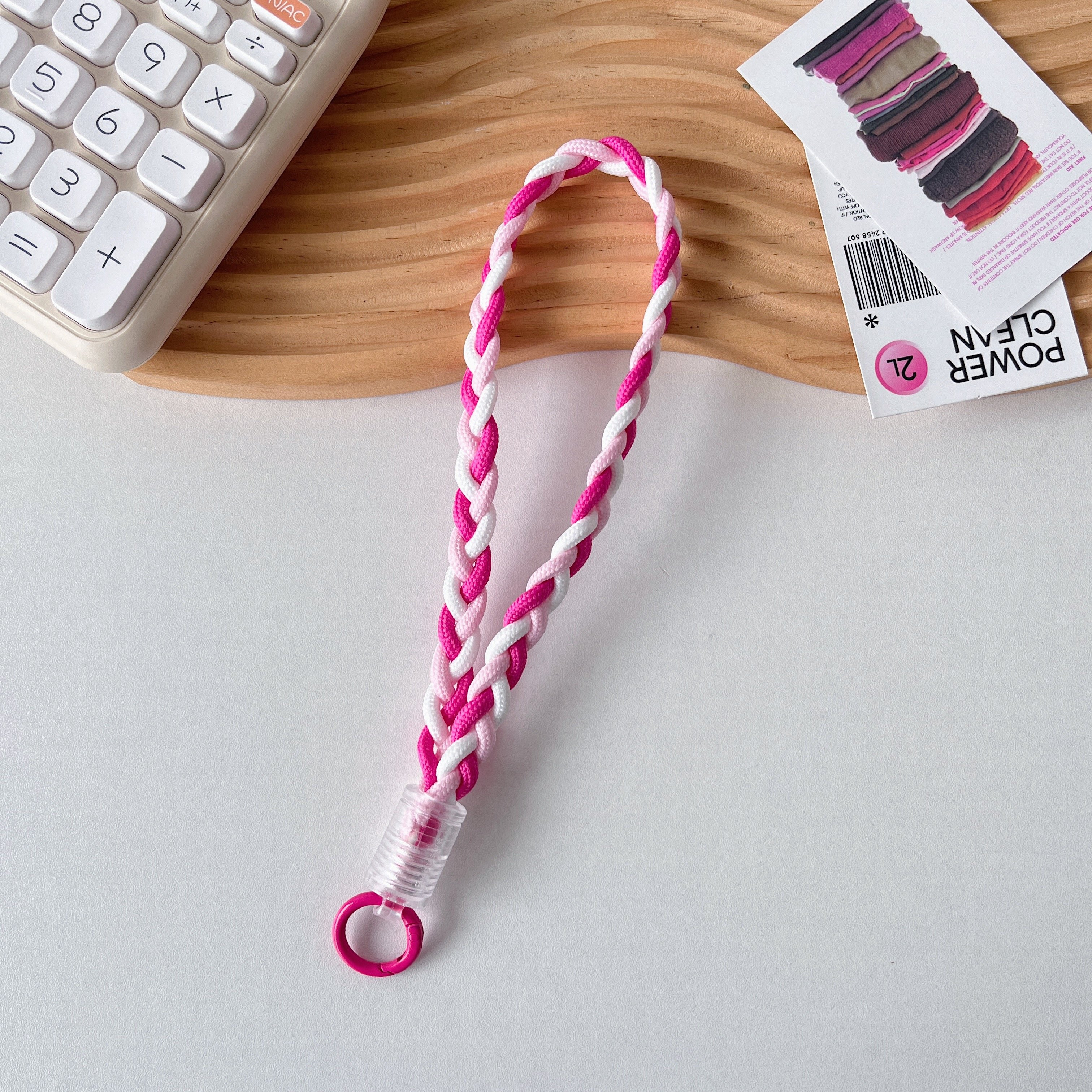 New Polyester Mobile Phone Accessories Cell Phone Strings Chain Charm Bracelet Hand Wrist Straps Lanyards to Prevent Phone Slip