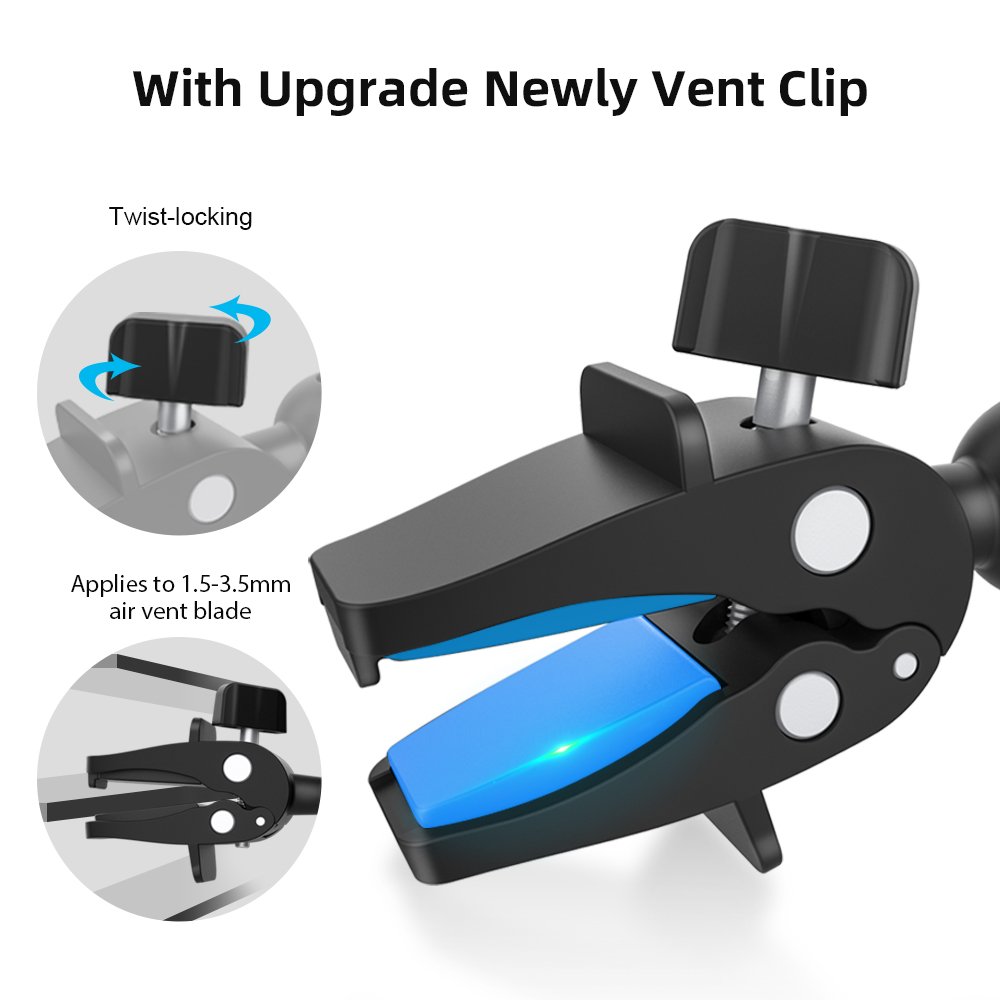 Taiworld Strong Magnetic Car Vent Clip Phone Holders 360 Rotation Custom Logo Cell Phone Mounts