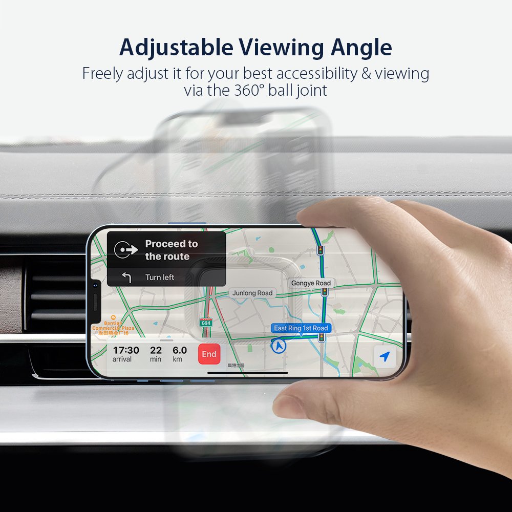 Taiworld Strong Magnetic Car Vent Clip Phone Holders 360 Rotation Custom Logo Cell Phone Mounts