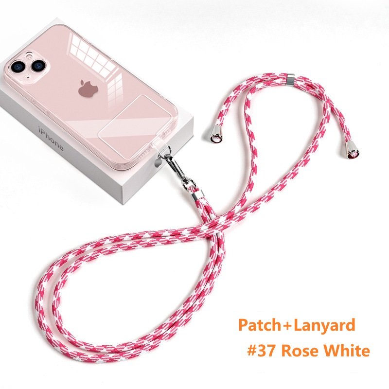 New Cell Phone Lanyard Mobile Phone Strap Charm Chain Crossbody Adjustable Neck Compatible with Full Smartphone Straps