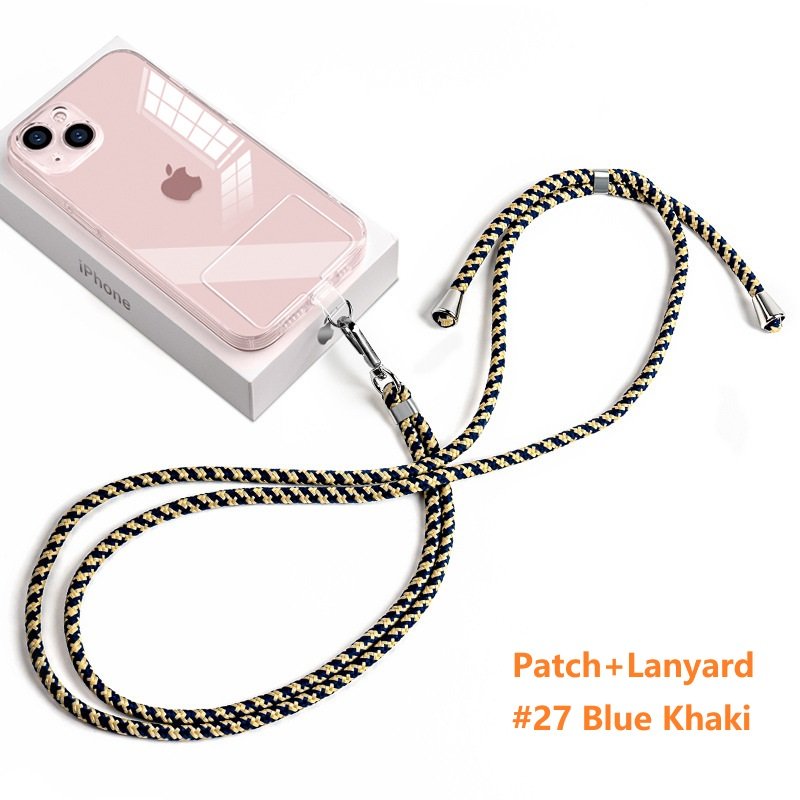 New Cell Phone Lanyard Mobile Phone Strap Charm Chain Crossbody Adjustable Neck Compatible with Full Smartphone Straps