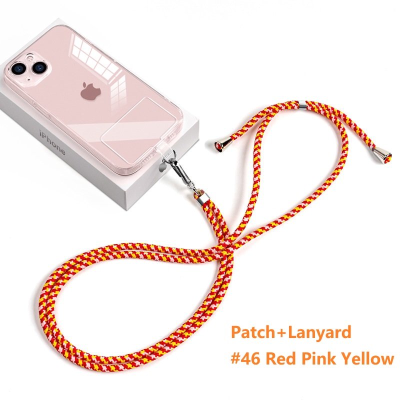 New Cell Phone Lanyard Mobile Phone Strap Charm Chain Crossbody Adjustable Neck Compatible with Full Smartphone Straps