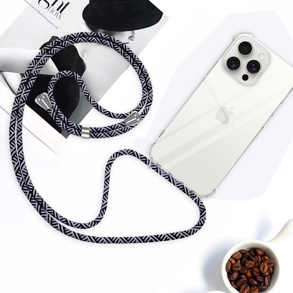 2024 Clear Shockproof Mobile Phone Cases with Strap For iPhone 16 Pro Max 15 14 13 12 11 X XS XR 7 8 Plus